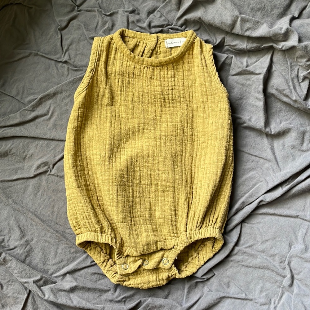 Fin + Vince Gauze Sunsuit, 0-3